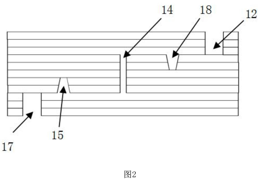 5G信號穩定傳輸的柔性線路板剖面圖